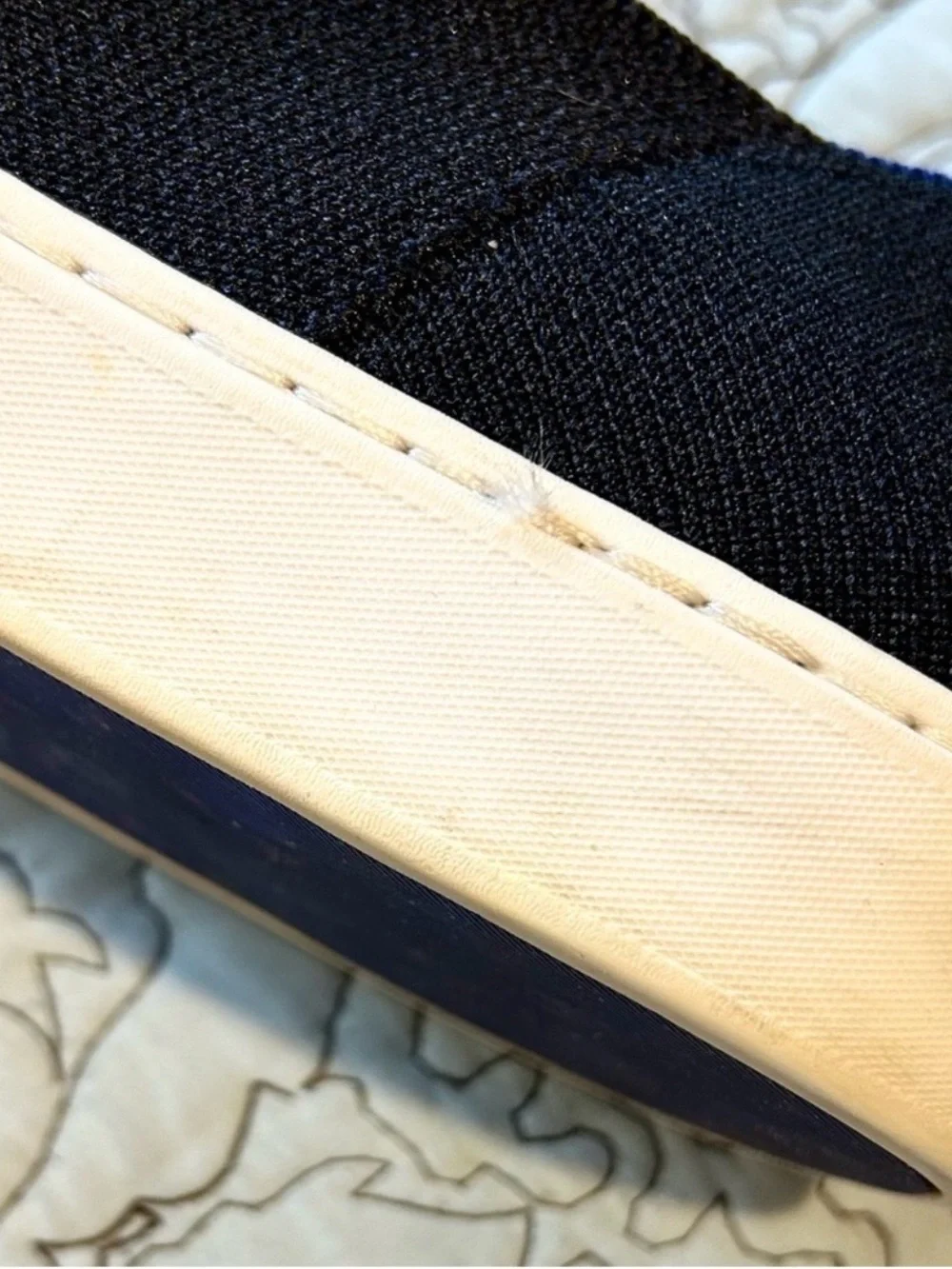 💥ROTHY’S The Original Slip On Sneaker Navy Knit Eco Friendly Women’s Sz 10💛